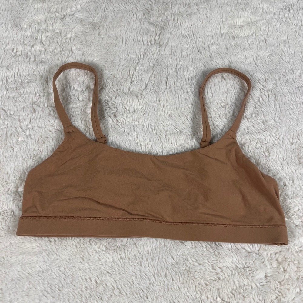 Skims Women Fits Everybody Scoop Bralette Brown BR-SCP-9182 Size Small NWOT